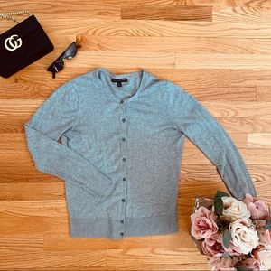 Banana Republic soft grey cardigan